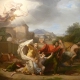 Basiletti - Apollo e Diana uccidono i Niobidi